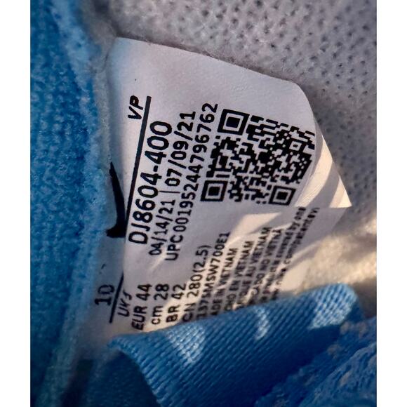 Nike Air Zoom Flight 95 SP Supreme University Blue Sz 10 #144 main image 5